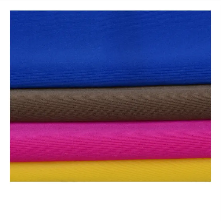 Warp knitted neon 4 way stretch 82 polyamide 18 elastane swimsuit fabric with with good color fastness