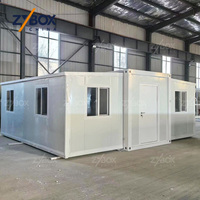 ZYBOX AU Standard Luxury Casa Contenedor Modular Prefabricada Plegable y Expandible de 20 y 40 pies con Baño y Cocina para EE. UU.