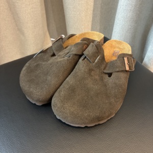 Дизайнерские сабо-шлепанцы с пробковой подошвой, модные летние шлепанцы из натуральной кожи, популярные женские и мужские пляжные туфли высокого качества - Product Image 5