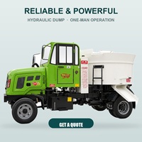 Camion malaxeur à béton de type hydraulique 3500 kg, petite taille, moteur diesel ou électrique, pour la construction routière