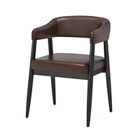 Ensemble de table et de chaises de restaurant modernes et luxueuses, rembourrées et douces, pour l'extérieur, la maison, les hôtels, les salons, les chambres, les appartements
