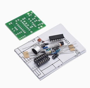 Lámparas LED de ahorro de energía <span class=keywords><strong>Kit</strong></span> de interruptor de Control DE LUZ DE SONIDO DIY incandescente CD4011 Experimento Piezas sueltas Kits de módulos electrónicos - Product Image 1