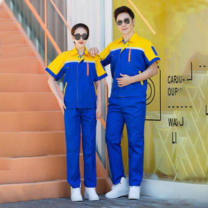 Yeni 2024 özel fabrika 100% pamuk emek giyim Workmen iş giysisi erkekler için iş üniforma araba atölye emek takım elbise - Product Image 3