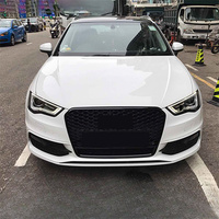 Veidt Apto para Modelos 14-16, Apto para Audi A3, Parrilla Delantera Modificada RS3, Accesorios de Mejora Especiales