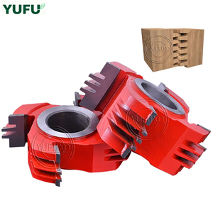 Herramientas de Corte para Madera Sin Recubrimiento Personalizables YUFU OEM, Cortadores de Tablas con Juntas Dentadas, Fresas de Aleación de Acero de Tungsteno con Dientes de Peine - Product Image 1