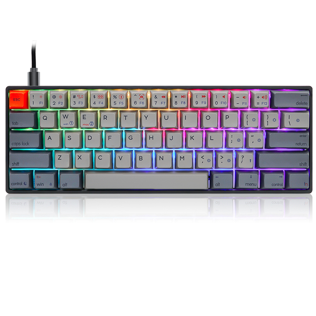 Hot Sell Skyloong GK61Gateron Switch 60% Rgb Mechanical Keyboard