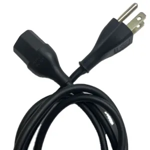 US Power Cord NEMA5-15 P suppliers 3 pin Cable for Electronics TV Computer Printer Laptop