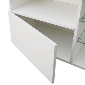Dernière conception salon meubles armoires tv <span class=keywords><strong>console</strong></span> stand moderne à haute brillance blanc TV stand avec LED atmosphère lumière - Product Image 5