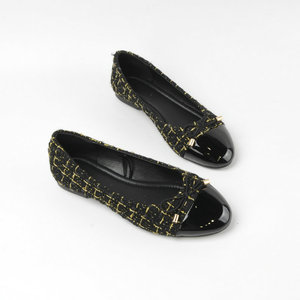 Zapatos de Mujer con Punta Redonda y Estampado Floral Pequeño, Estilo Verano 2025, Elegantes Bailarinas para Boda, Zapatos Versátiles para Dama - Product Image 4