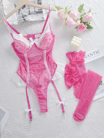 RUIYI Nouveau Style Dentelle Une Pièce Sexy Sous-Vêtements Lingerie Body Femmes Lingerie Ensembles Exotique