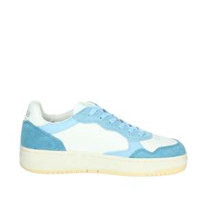 Sneakers per Bambini Sun68 Bianche e Azzurre Z35348T Scarpe di Tela alla Moda - Product Image 4