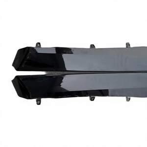 Dry Carbon Fiber Body Kits Side Skirts <b>Door</b> Extension Lip Spoiler for GT N Style 2021 McLaren 570S 540C 570GT - Product Image 1