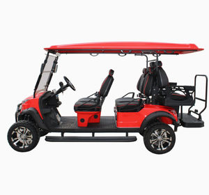 Voiturette de golf électrique 4+2 places haute performance, batterie lithium longue durée, sièges confortables, acier inoxydable, 4KW, 300kg - Product Image 4