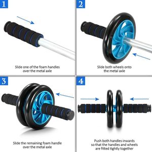 Set Combinado Mayorista para Fitness en Casa: Rueda Abdominal, Cuerda para Saltar, Dispositivo de Fuerza de Agarre y Soporte para Flexiones, Fabricado en ABS y EVA - Product Image 2