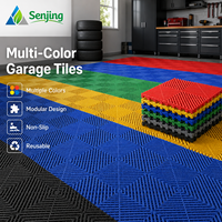 Dalles de sol de garage drainantes modulaires DIY pour atelier de detailing automobile