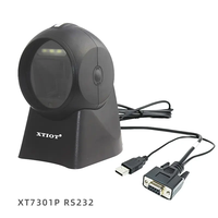 Lecteur de codes-barres de bureau CMOS XT7301P, carte d'embarquement, scanner 2D de bureau OEM