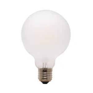 3W 5W 6W 8W kabarcık topu buzlu beyaz küre Edison filament E27 led ampul