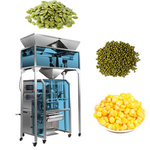 Vibratore Multihead Weigher <span class=keywords><strong>Quadri</strong></span> testa 5500g Granule macchina imballatrice chicchi di caffè anelli di cipolla prezzo economico - Product Image 1
