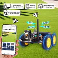 Keyestudio ESP32-CAM Coche Robótico de Monitoreo 2WD y 4WD con WiFi y Cámara, Coche Robótico Inteligente Programable con Video para Arduino y ESP32