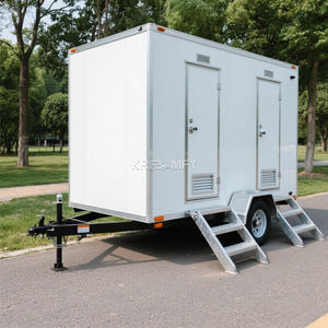 Toilettes mobiles de luxe 2025, remorque, cabine, toilettes chimiques, salle de bain portable, douche - Product Image 4
