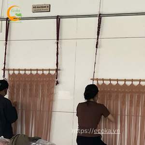 New Arrival Handmade Modern Macrame Sunblind <b>Curtain</b> with 100% Cotton Fabric for Window From <b>Livingroom</b> Cheap Price - Product Image 5