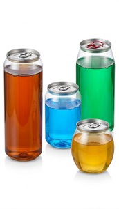 Envase de Plástico PET de Grado Alimenticio de 250 ml y 500 ml para Bebidas con 202 #   Tapa de Aluminio Fácil de Abrir para Envases de Refrescos, Café y Jugos - Product Image 4