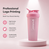 Gobelet de sport écologique de 600 ml sans BPA, anti-fuite, à boire directement, avec logo personnalisé, vente en gros