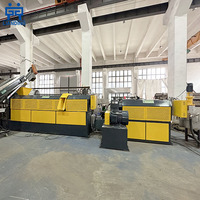 Granulateurs de recyclage de plastique à haut rendement, extrudeuse monovis, ligne de pelletisation pour PP PE HDPE LDPE PS