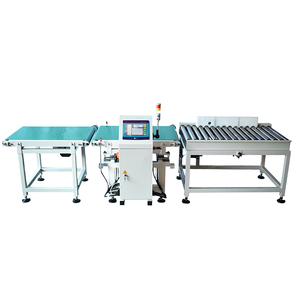 Custom Check Weigt Controller Conveyor Checkweigher <b>Machine</b> with Pusher for 5kg 6kg Boxes - Product Image 1
