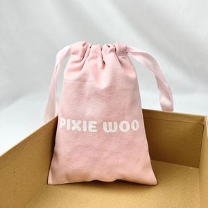 Cheap Fashionable <b>Pouch</b> Bags High Quantity Accessory Bag <b>Drawstring</b> Storage Jewelry Bag With Logo Custom - Product Image 5