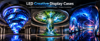 Module d'écran LED flexible P2 P2.5, panneau d'affichage LED incurvé souple, taux de rafraîchissement élevé 3840Hz pour affichage créatif en colonne et en vague