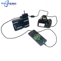 Adaptateur USB 5V D-Tap à monture V avec batterie factice LP-E10 pour appareils photo Canon EOS 1100D 1200D 1300D 2000D 4000D