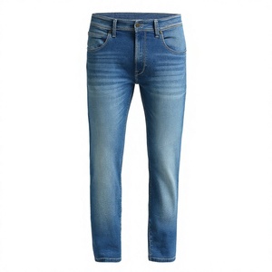 Jeans Homme Printemps-Été Coupe Slim Droite Ample Extensible Brodé Nostalgique Vente en Gros OEM Personnalisation Logo Haute Qualité - Product Image 5