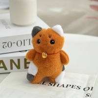 Quatre styles de porte-clés Bell Cats, poupées en peluche douces, jouets mignons pour filles, pendentifs de sac, breloques de sac à dos, porte-clés, cadeau Kawaii