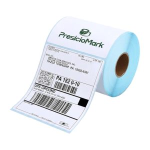 Customized 4x6 <b>Waterproof</b> Oil Resistant Scratch Resistant Logistics E-commerce Packaging Transportation Adhesive <b>Sticker</b> - Product Image 1