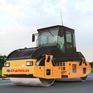 Rouleau de compactage intelligent avec système de vibration et de pulvérisation d'eau à contrôle électronique - Product Image 1