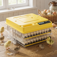 Incubateur automatique double alimentation HHD WONEGG pour 144 œufs, incubateur commercial automatique pour poulets