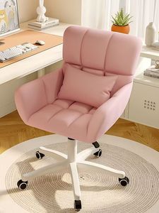 Chaise de bureau moderne en cuir PU, confortable, avec dossier et siège réglables, idéale pour la maison, le bureau ou la chambre à coucher. - Product Image 3