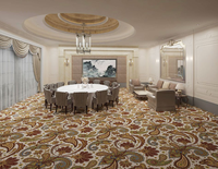 Hochwertige Anpassbare Blumenmuster Umweltfreundliche Gewerbliche Teppichfliesen für Heim- und Gewerbenutzung - Hotel, Konferenzraum
