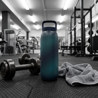 Bouteille isotherme Waterdrop Australian Open 2026 en acier inoxydable 600 ml, anti-fuite, sans BPA, garde les boissons froides 6-12h, avec poignée