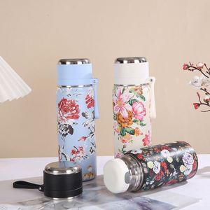 450ML 600ML Customizable High-appearance 316 Stainless <b>Steel</b> Vacuum Insulated Cup Children Kids Thermos Water <b>Bottle</b> - Product Image 2