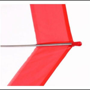 Manual Open Solid Blue Dome Transparent PVC Fabric-Straight Umbrella Metal Fiberglass <b>Frame</b> 102cm Diameter Business Gifts Modern - Product Image 4