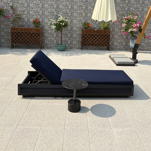 Luxury Aluminum Outdoor Sun Lounger <strong>Sunbed</strong> Thickened <strong>Cushion</strong> for Garden Patio Hotels Swimming Pool for Sunbathing Beach Lounger - Product Image 3