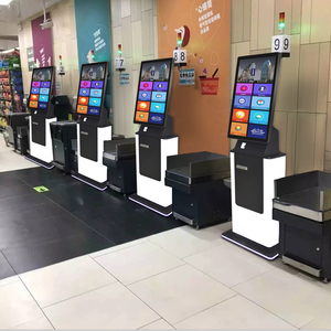 en efectivo pagar terminal pantalla táctil al aire libre ordenar equipos de servicio inteligente quiosco - Product Image 1