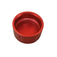 Usinage CNC de précision Pièces tournantes Bouchon de bouteille anodisé Pièce de bouton de tour personnalisé