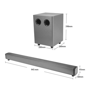 Altavoces Inalámbricos BT 5.1 de Alta Calidad, Sistema de Sonido Envolvente 3D para el Hogar con Barras de Luz RGB para TV, 20W, BT 5.0 - Product Image 5