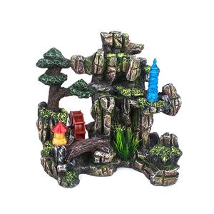 어항 액세서리 수족관 레진 장식 미니 산악 암석 장식품 - Product Image 1