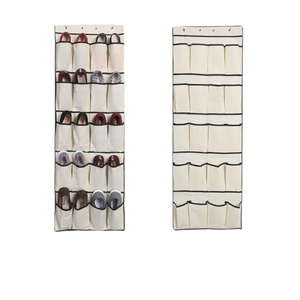 Wholesale In-stock 20-compartment Door-back <b>Wall</b>-mounted Hanging Bag Non-woven Fabric Multi-purpose <b>Storage</b> Pouch Household - Product Image 2