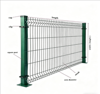 Barrière de protection en treillis soudé en acier 3D à haute résistance, durable, antirouille, dimensions personnalisables pour villa, ferme, extérieur