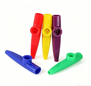 Kazoo en plastique personnalisé avec logo imprimé en sérigraphie – Instruments de <span class=keywords><strong>musique</strong></span> promotionnels pas chers pour fêtes et événements – Cadeaux d'entreprise pour la <span class=keywords><strong>musique</strong></span> précoce - Product Image 1